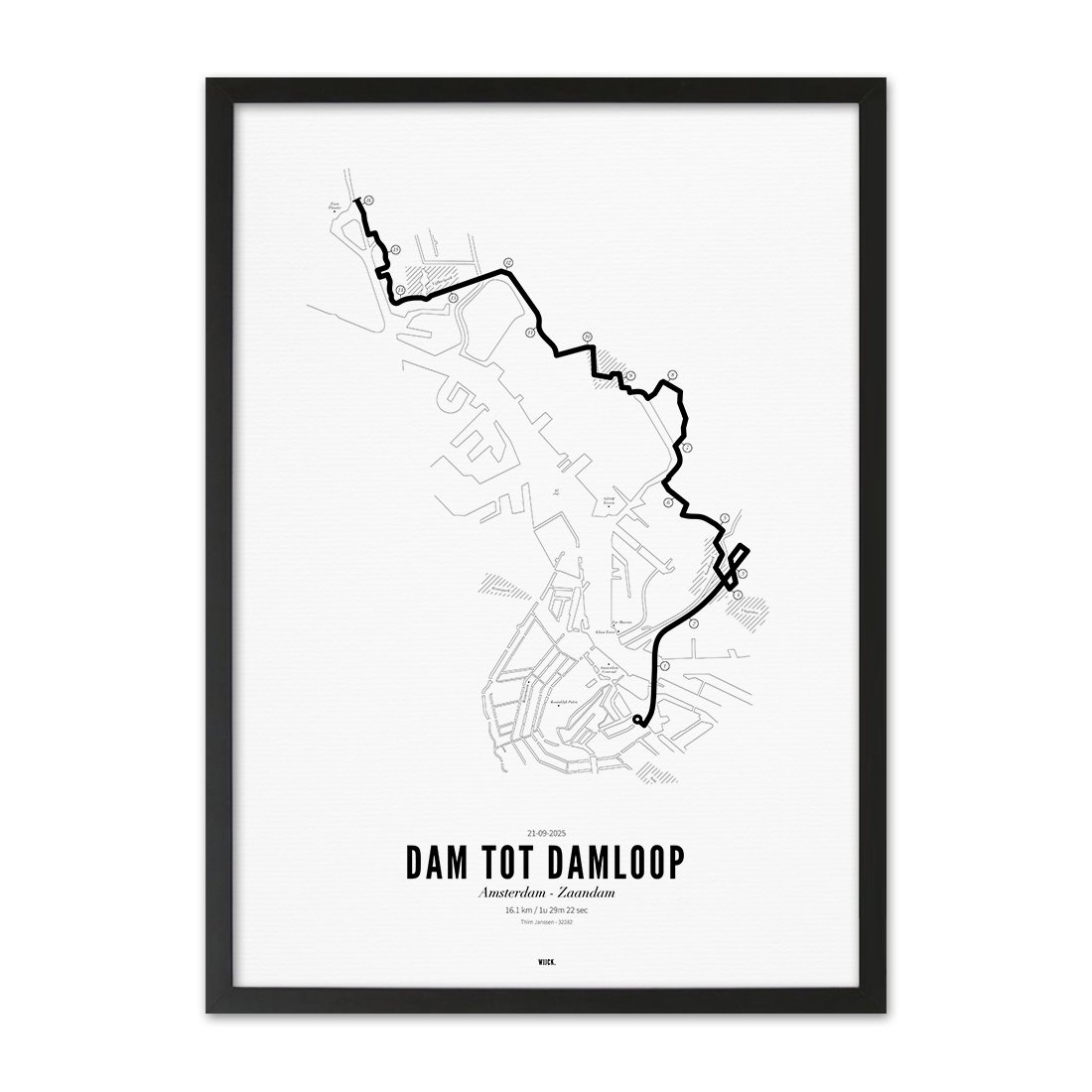 Dam tot Damloop poster | WIJCK.